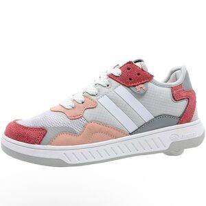 Adidas Women's Pink and Gray Sneakers